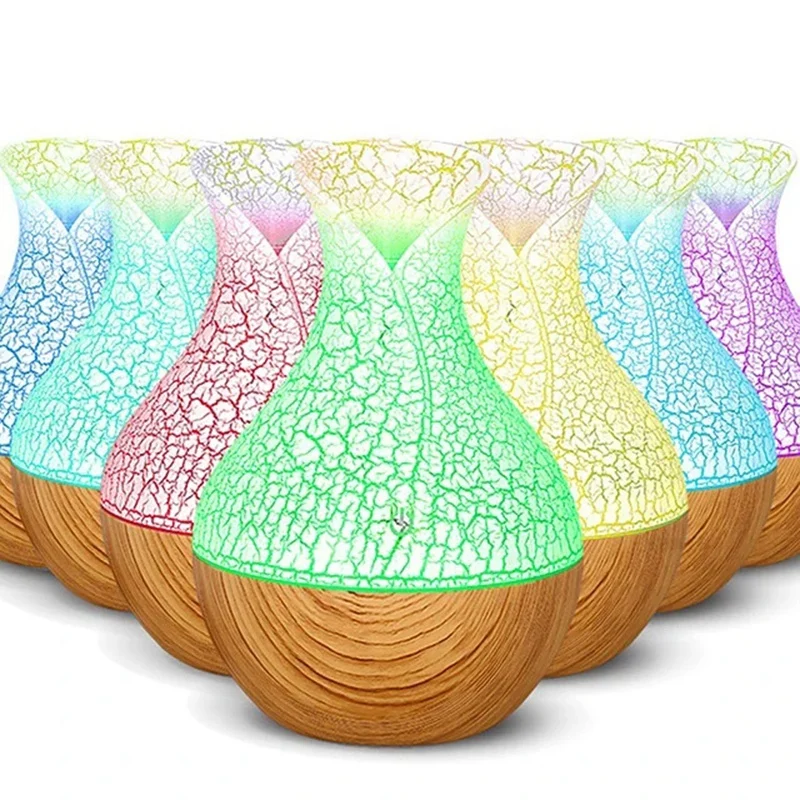 

Aroma Diffuser LED Light Ultrasonic Air Humidifier Oil Diffuser 130ML