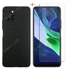 Защитное стекло + чехол для Infinix Note 10 Pro NFC, закаленное защитное стекло, защитная пленка для телефона, чехол X695 X695D X695C