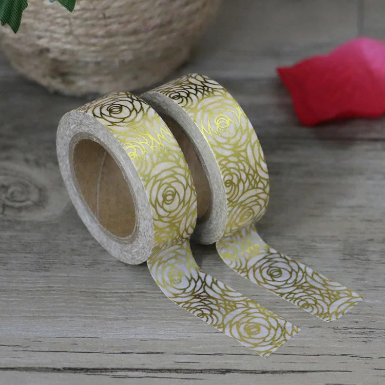 1 шт. блестящая золотая фольга 10 м | Канцтовары для офиса и дома