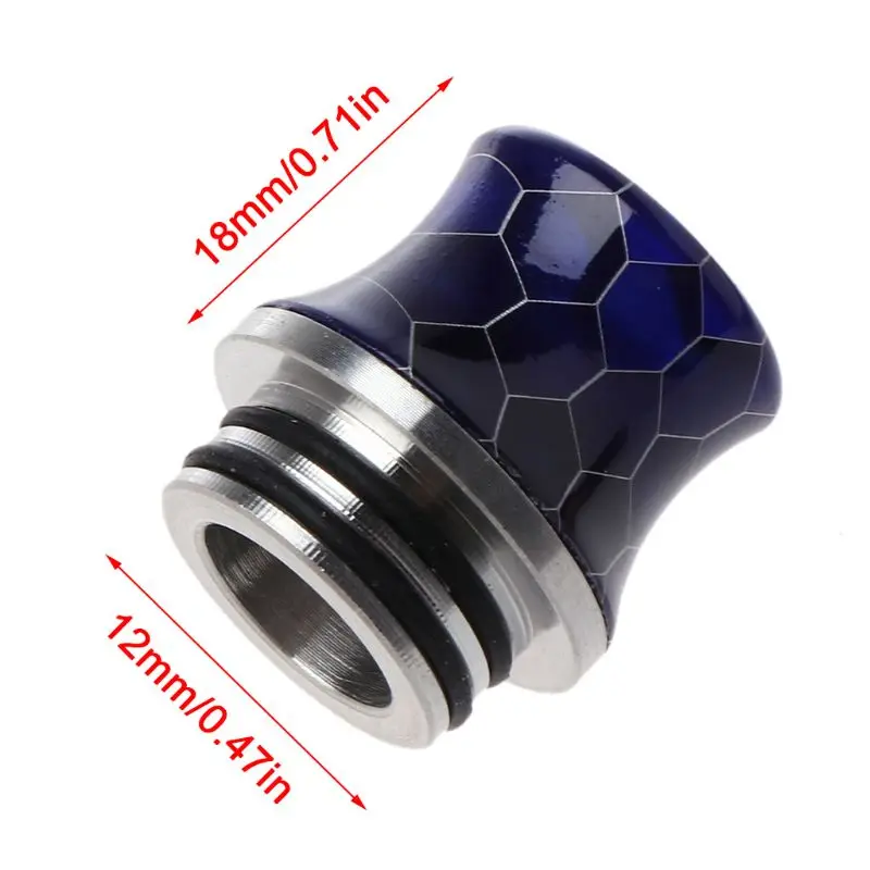 

810 Stainless Steel Resin Wire Bore Drip Tip Drip Nozzle Mouthpiece for TFV12 Prince Atomizer Vape Tank Elronic Cigarette Acc