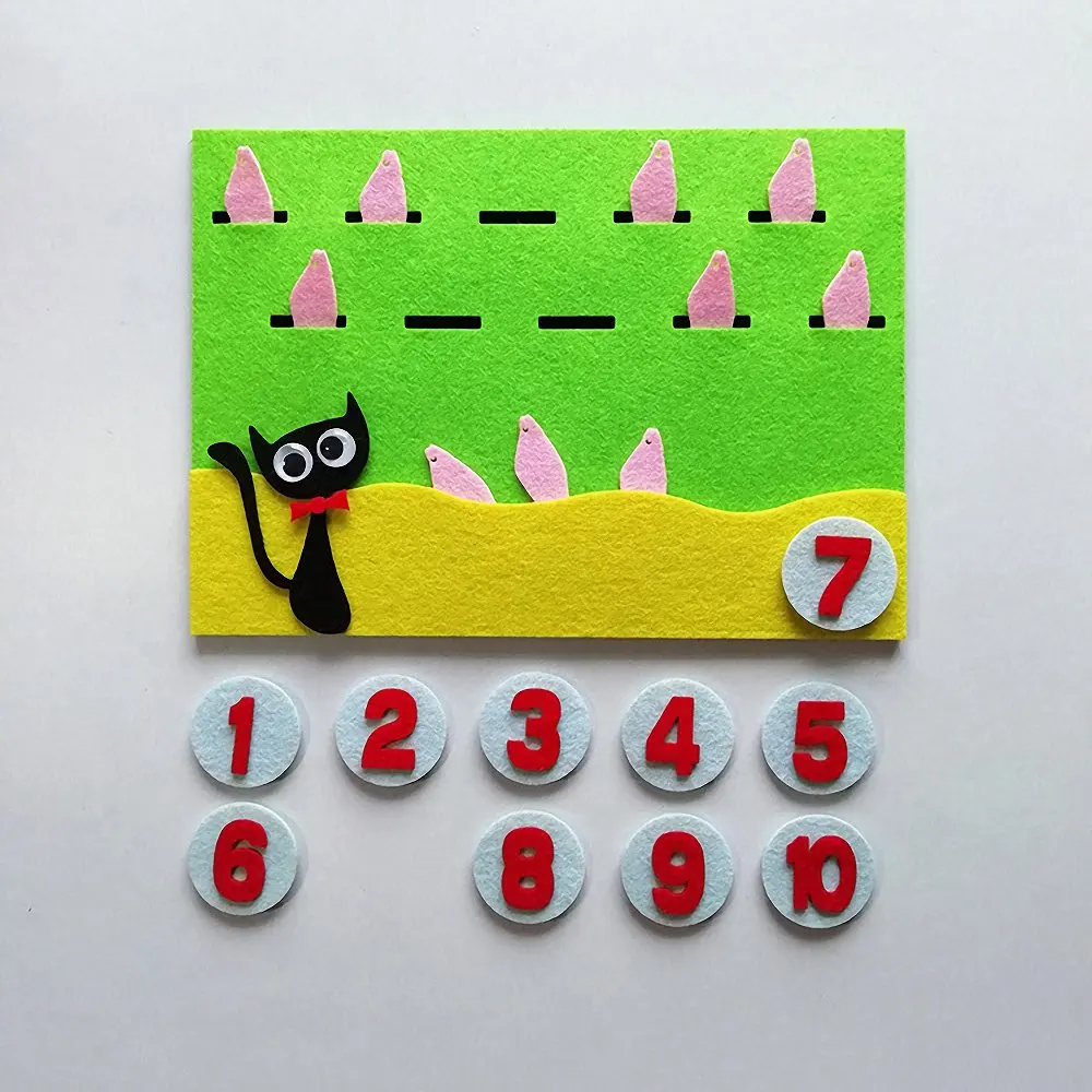 Игрушки Монтессори обучающая игрушка сделай сам тканевая математическая