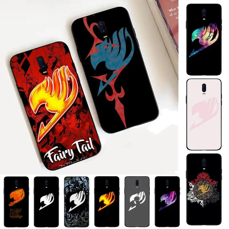 

FHNBLJ Fairy Tail logo Phone Case for Vivo Y91C Y11 17 19 17 67 81 Oppo A9 2020 Realme c3