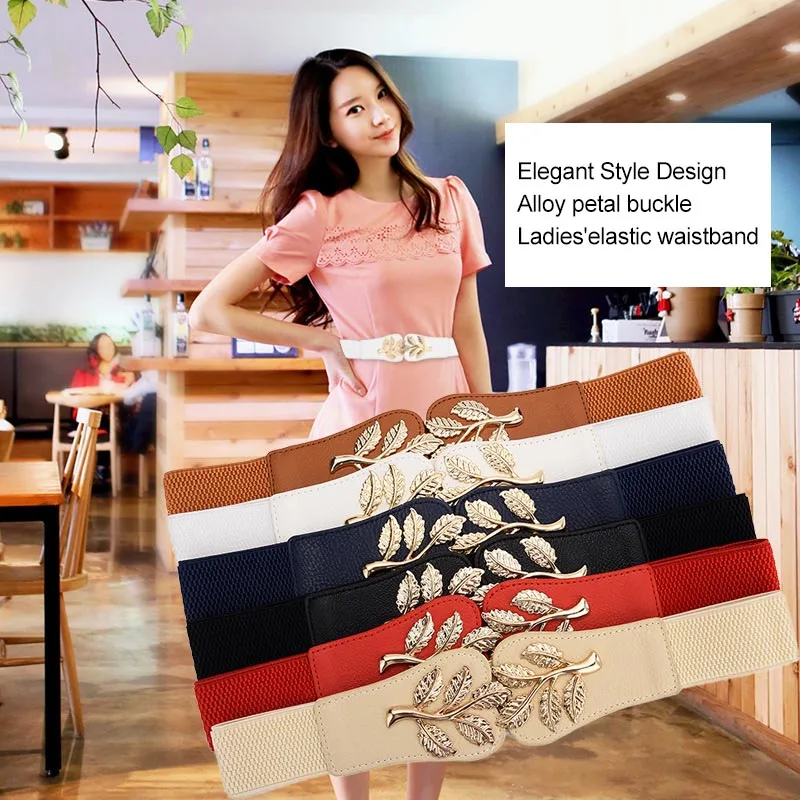 Женский эластичный пояс-стрейч винтажное платье пояс металлические золотые