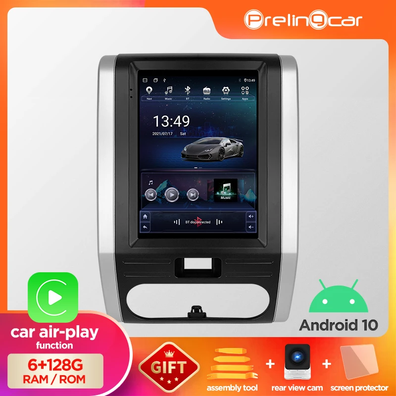 

Автомобильный радиоплеер Android 10 для Nissan X-Trail T31 MX6 2008-2012 мультимедийный видео GPS-навигатор для стиля Тесла вертикальный экран