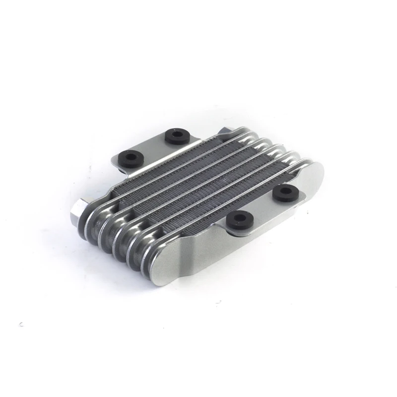 

High Quality Universal Motorcycle oil cooler 190 mm 6 row silver&black SO-05