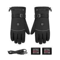 heated glove liners electric heated gloves for men women rechargeable heated motorcycle gloves waterproof winter outside touc