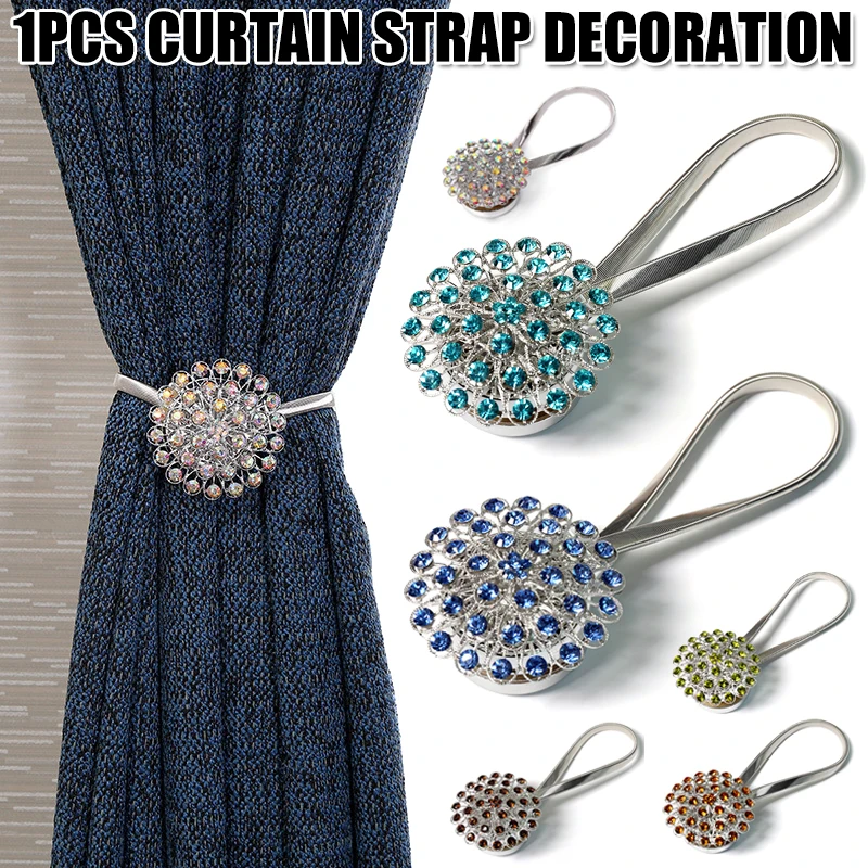 Магнитные застежки для штор хрустальные завязки крючки украшения дома и офиса S55