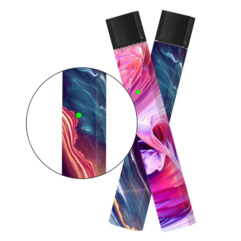 Цветная электронная сигарета Juul половина упаковки наклейка на тело защитный