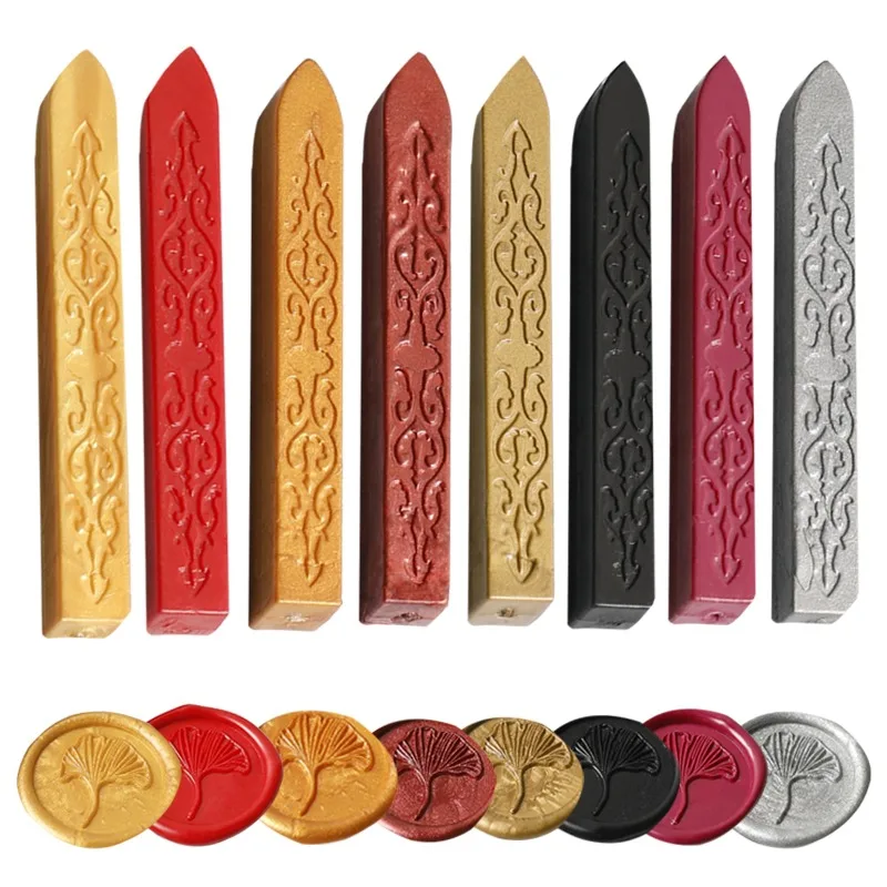 

1PC Sealing Wax Stamp Seal Colorful Antique Strips Candle Beeswax For Postage Letter Retro Wedding Envelope Invitation