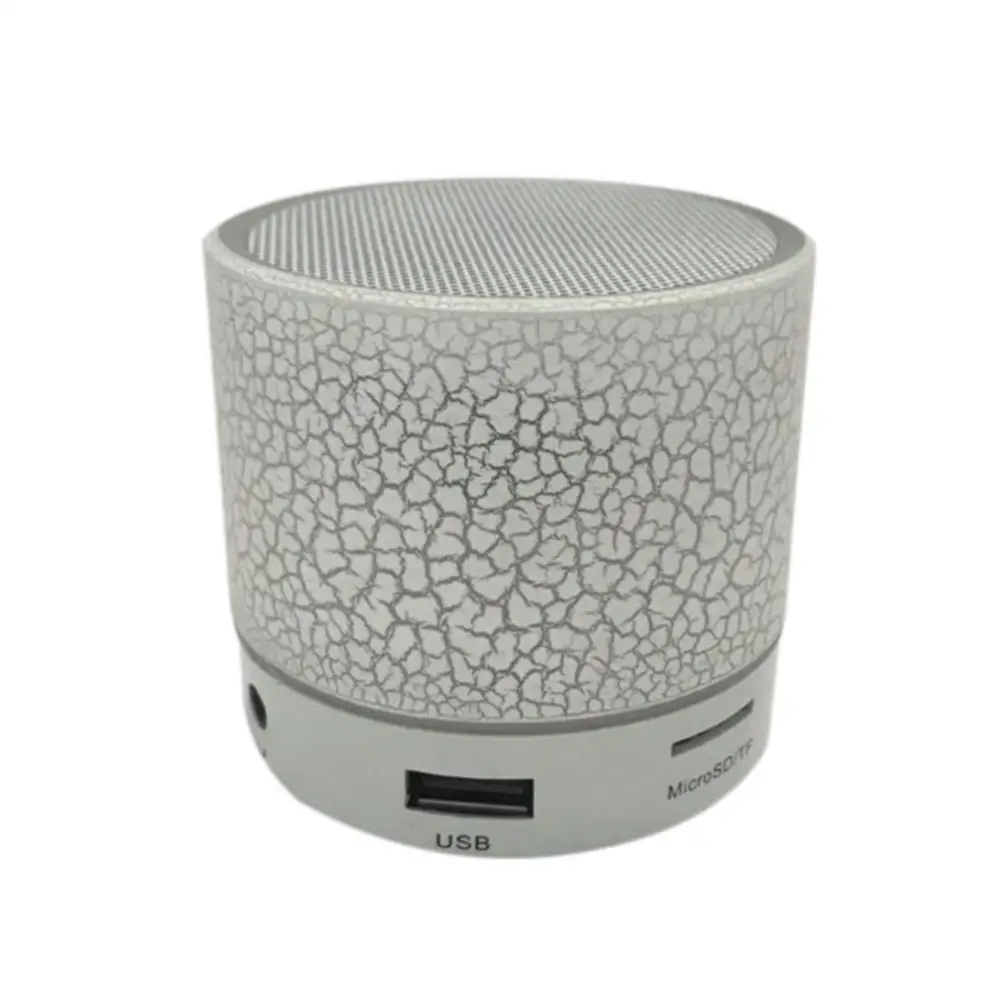 

Wireless Bluetooth Speaker LED Light Music Player Portable Crack Rechargeable
