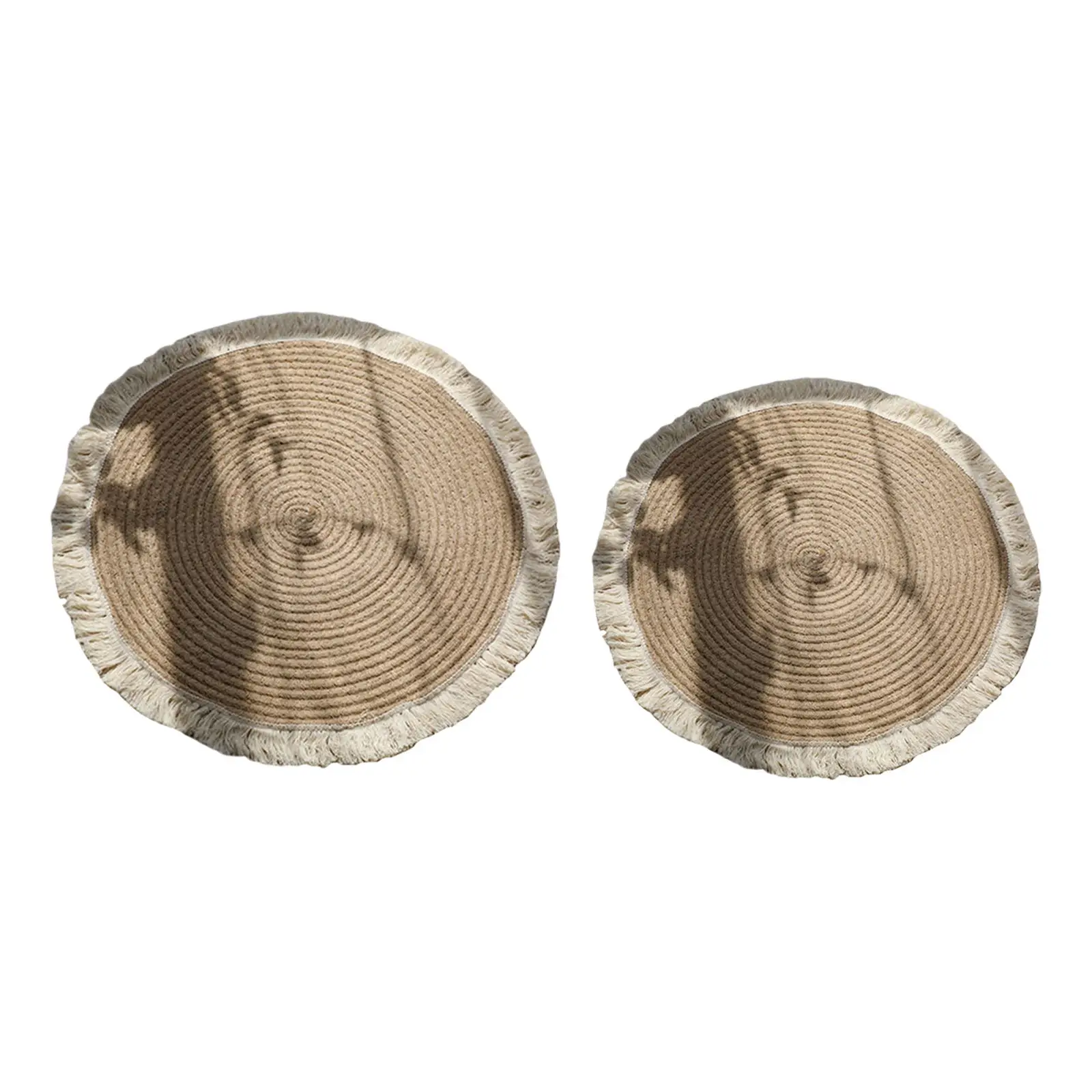 

Soft Jute Indoor Area Rug Tassel Carpet Nordic for Study Bedroom Coffee Table Throw Rug Floor Mat Footcloth