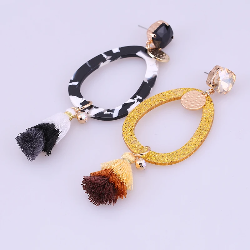 Tassel Earrings Resin Pendients Drop For Women Water Drip Brand Jewelry Wholesale | Украшения и аксессуары