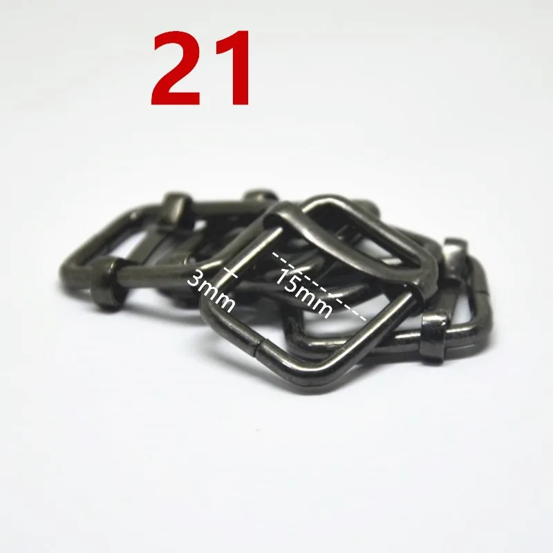 Металлические Горки Tri-glides Пряжка Регулируемый ролик Pin пряжки ремень 5/8 ɱ-1/2