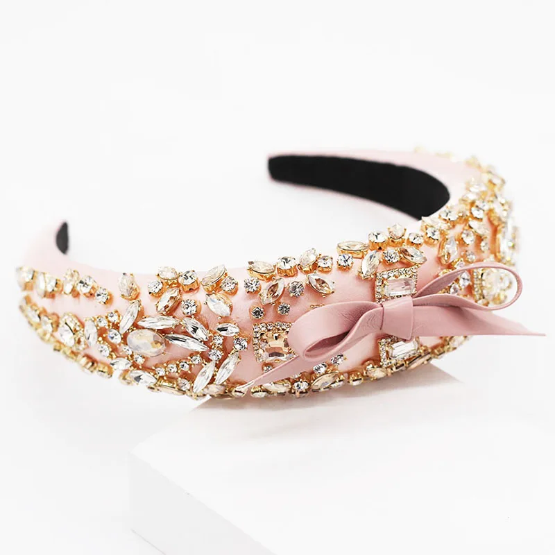 Ободок для волос Женский инкрустированный жемчугом