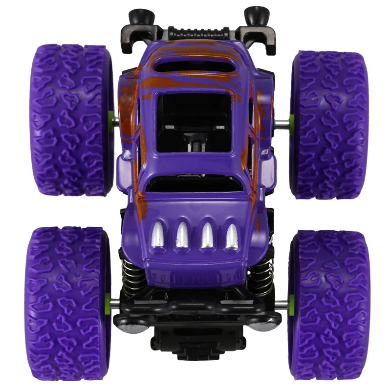 

Mini 4Wd Inertia Rotatable Car Toys Friction Power Four-Wheeled Off-Road Vehicle Diecast Model Inertial Car Toy