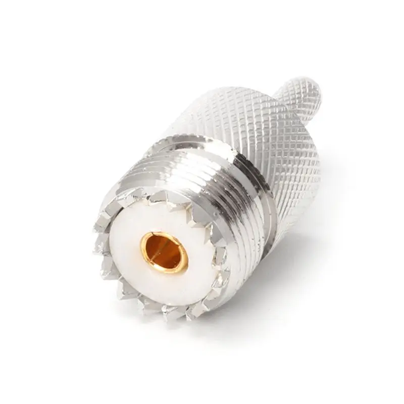 

10 Set UHF Female Jack SO239 Crimp RF Coax Connector Adapter For RG58 RG142 RG400 LMR195 Cable
