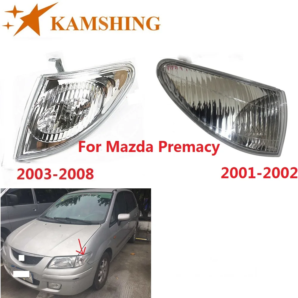 CAPQX передний боковой светильник для Mazda Premacy 2001 2002 2003 2008 угловой поворотник