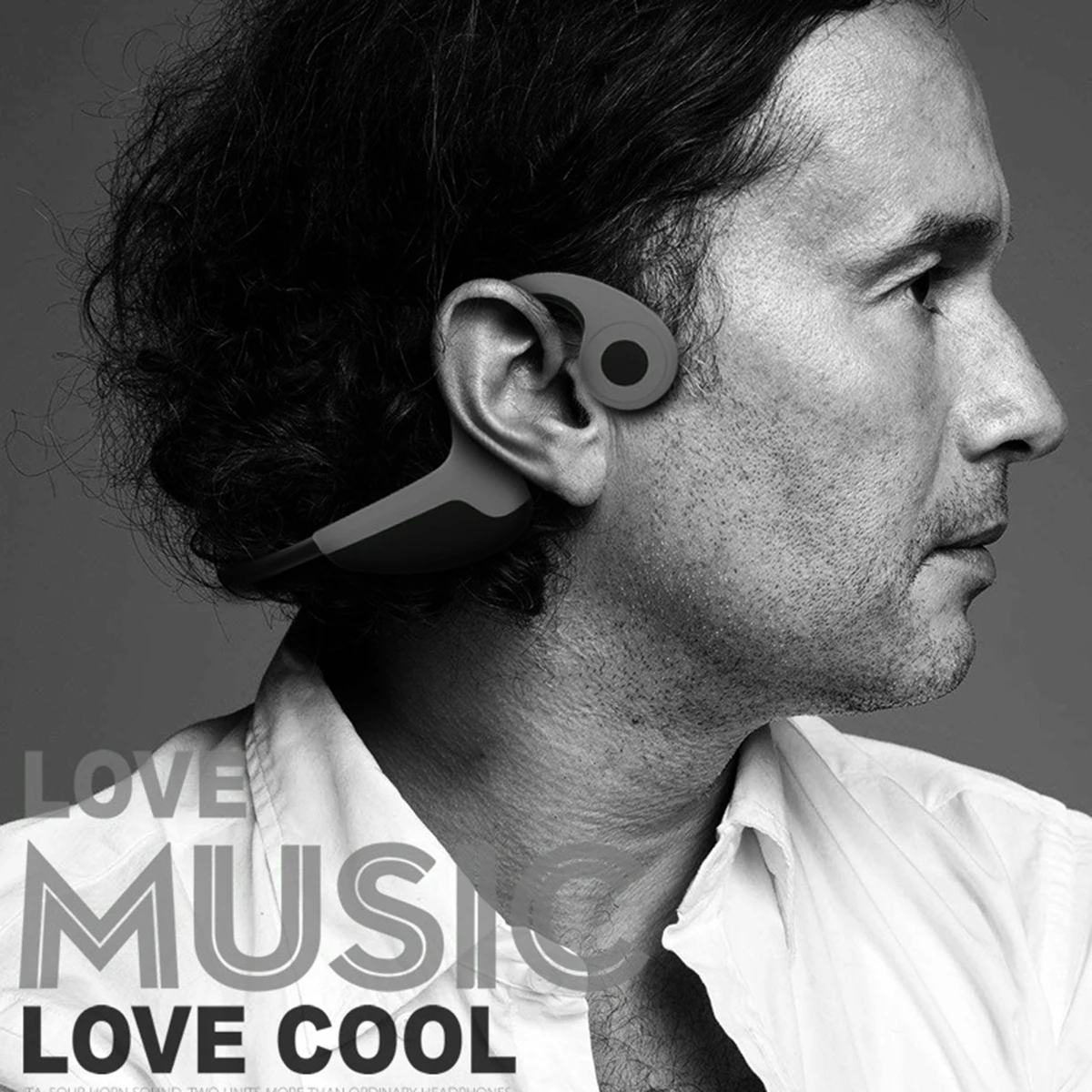 

Z8 Wireless Bluetooth Earphone Sports Bone Conduction Headphone Open Ear Headset HiFi Stereo with Mic for Running Cycling