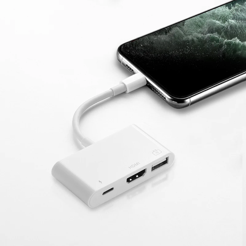 Переходник 2 в 1 Lightning/3 5 мм для iPhone iPad ios13 | Мобильные телефоны и аксессуары