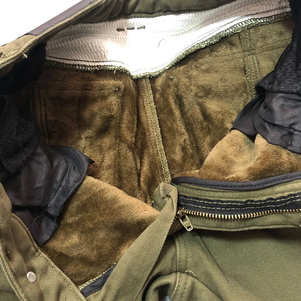 

Winter Pants Motorbike MTB Bike Off-road Motocross Motorcycle Scooter Mens Trousers With Protector