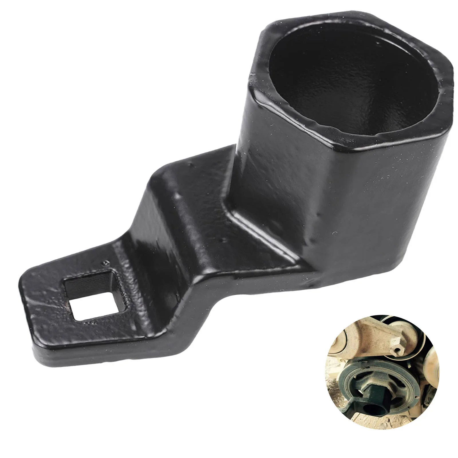 

Crankshaft Crank Pulley Wrench Holder Tool 50mm/2in Car Crankshaft Spanner Wrench Removal Holding Spanner for Acura engines.