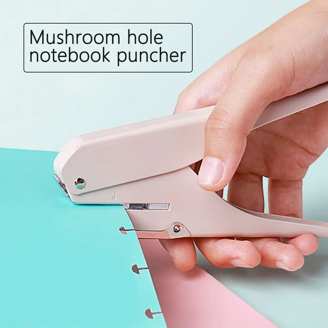 

Creative Mushroom Mushroom hole positioning ruler DIY Paper Cutter T-type Puncher Craft Machine Offices Stationery Tools 1 PC