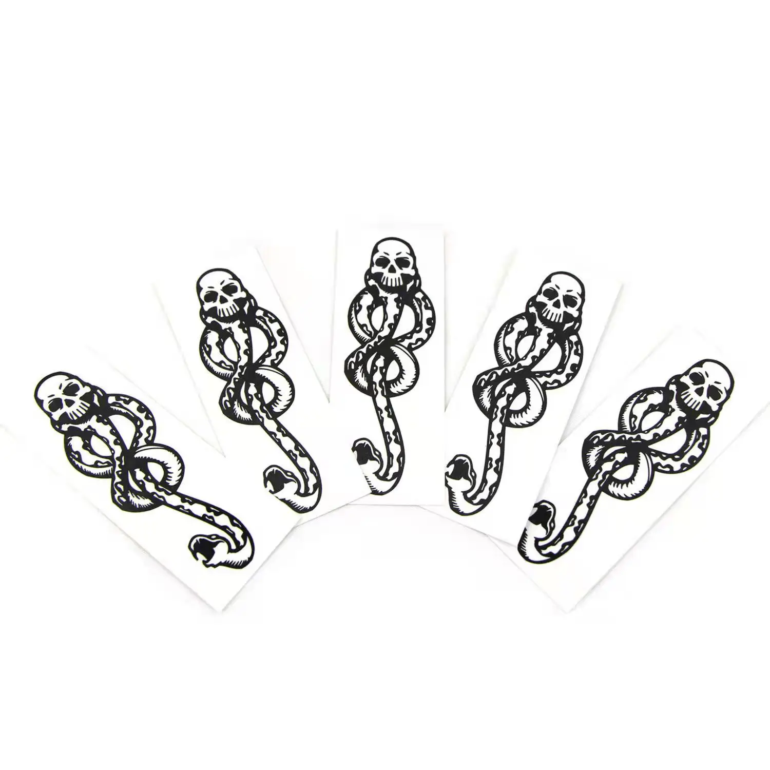 1Pcs Death Eaters Dark Mark Make Up Tattoos Stickers Cosplay Accessories And Dancing Party Dance Arm Art