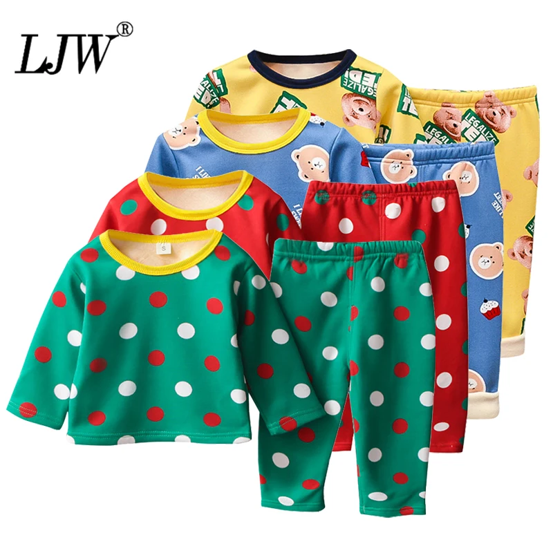 Костюм детский осенний из шелка атласа штанов и топа в горошек | Детская одежда