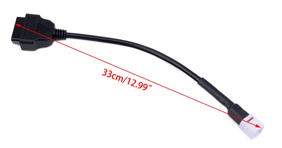 1 шт. диагностический 4 Pin к OBD2 OBDII Кабельный Жгут адаптер для Yamaha FJ09 FZ09 MT09 FZ-10 MT-10 XSR900