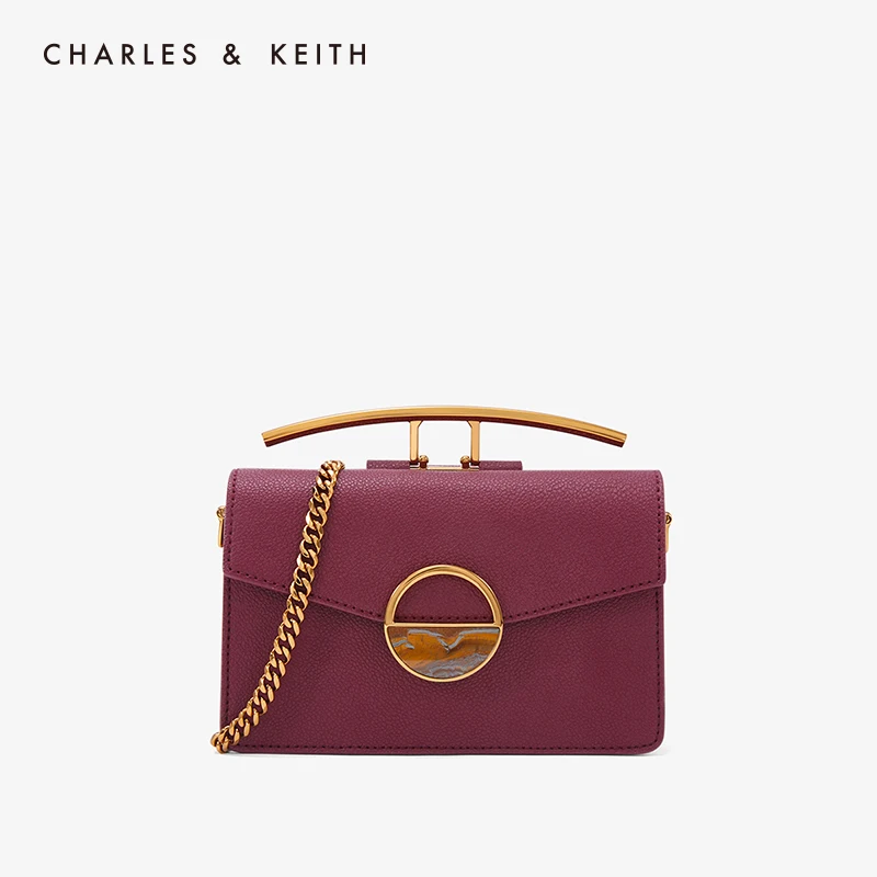 CHARLES＆KEITH Новинка на Весну 2020г. CK2 20780992 1 Женская небольшая квадратная сумка через