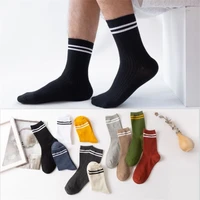 summer winter men cotton socks for dress business casual solid color matching breathable warm male luxury sport man sox