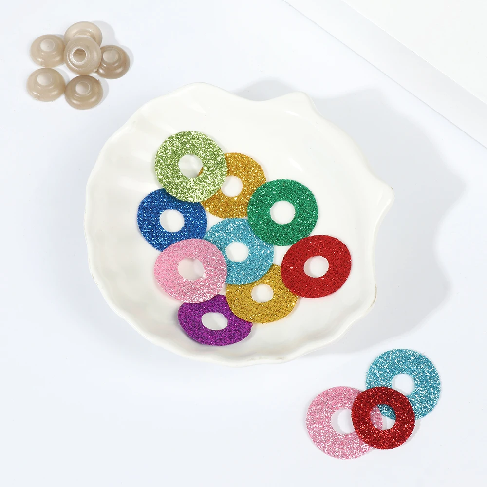 10CPS 16-24 мм сверкающих Пластик кукла Безопасность глаза блеск плюшевые глазного