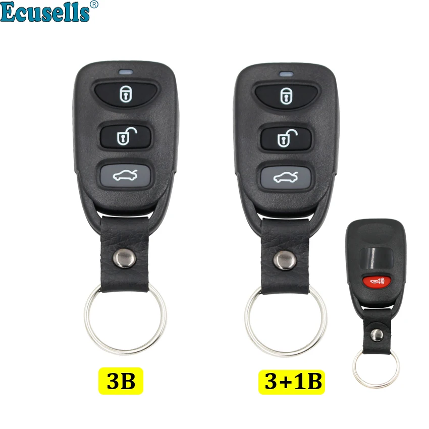 3 + 1 кнопка Panic/3 дистанционного управления чехол для Hyundai Spectra Veloster Elantra Sonata без