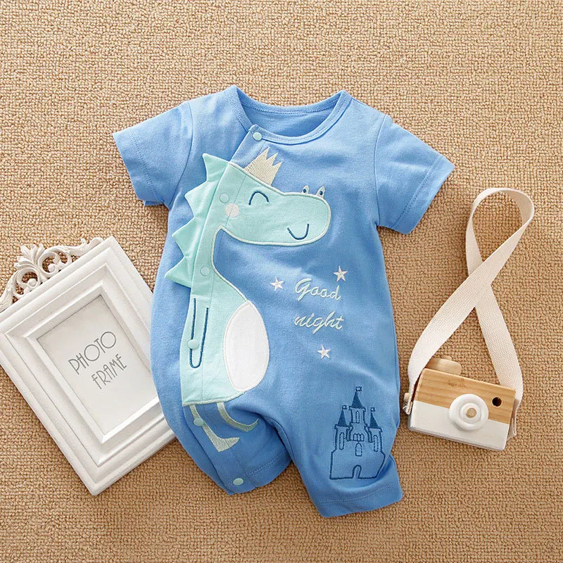

Cartoon Baby Girl Toddler Rompers Clothing Autumn Winter Warm Boy Bodysuit Cute Dinosaur Fleece Jumpsuit Clothes 3-18 Months