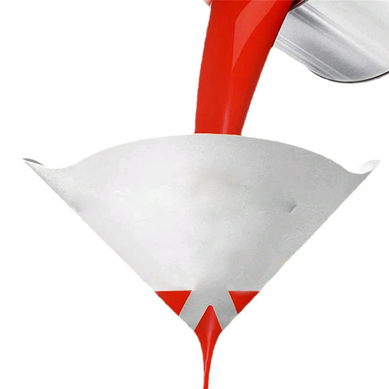 

230pcs Car Nylon Conical Paper 100 Mesh Paint Strainer Filter Purifying Cup TRYC889