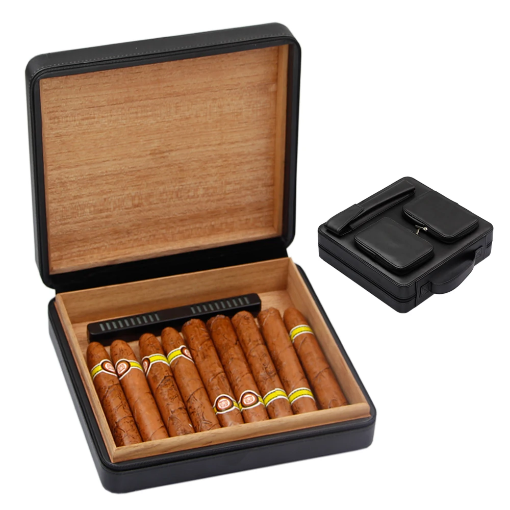 Чехол для сигар в стиле сумки из натуральной кожи коробка хьюмидора аксессуары