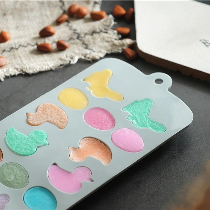 Мультяшный утенок в форме сырого яйца силиконовая форма для шоколадного торта