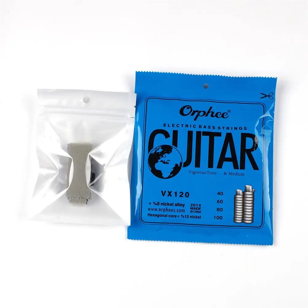 P10 Набор аксессуаров для электрического баса гитара fretwrap + VX120 струны*1 музыкальный инструмент.