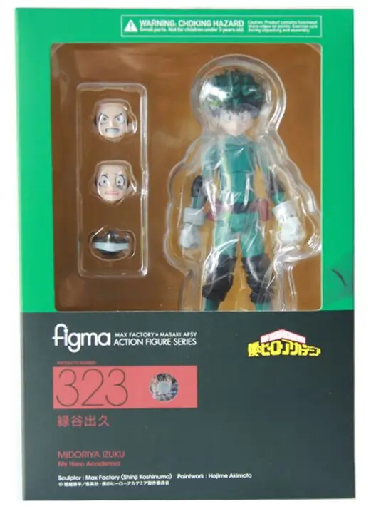 Оригинальная коллекция фигурок Figma 323 моя геройская Академия мидория изуку |