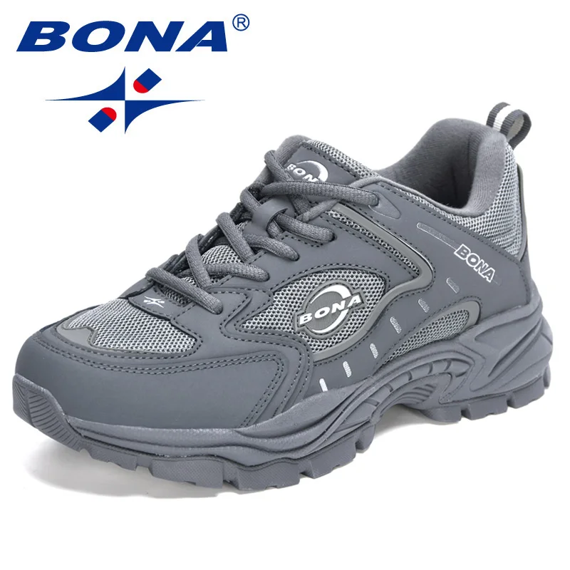 BONA 2022 New Designers Popular Sneakers Men Shoes Breathable Running Shoes Comfortable Casual Shoes Man Mesh Athletic Shoes