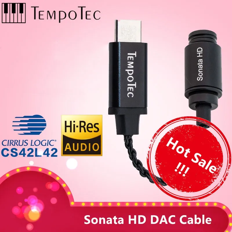TempoTec Sonata HD Тип C до 3 5 мм усилитель для наушников адаптер DAC Android телефона