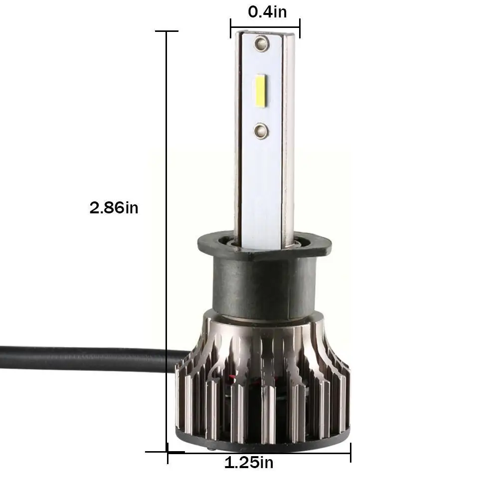 

Mini Car LED Headlights, Rotatable Aluminum Deck V5L8