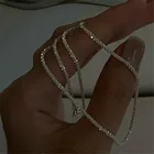 Модное женское ожерелье-чокер змеиная цепочка из медного сплава тонкая твист цепочка золотистого и серебряного цвета цепочка Ожерелье для женщин ювелирные изделия