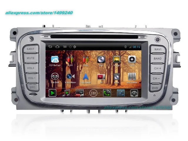 Liandlee 2 Din Автомобильный Android GPS навигация Navi для Ford C-Max 2008 ~ 2011 карты CD DVD Palyer Радио HD
