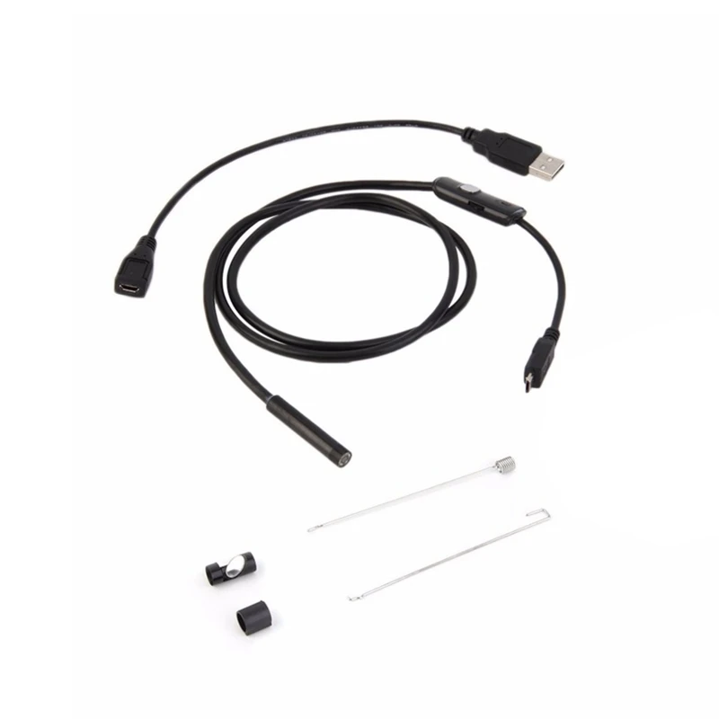 8 мм HD USB эндоскоп камера 5 м Android Мобильный компьютер общий Авто Ремонт