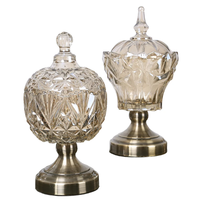 Нордическая Хрустальная стеклянная банка многофункциональная для хранения