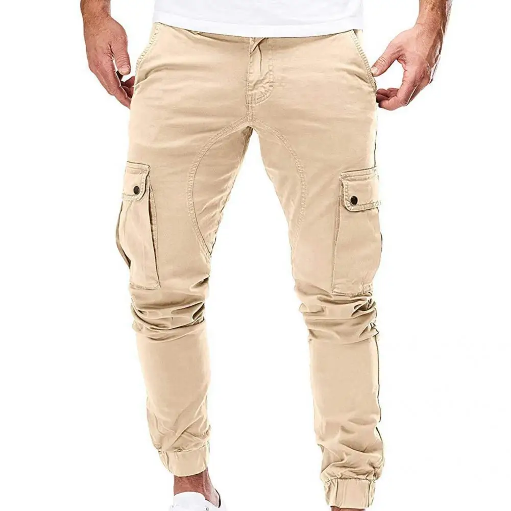 

All Match Streetwear Breathable Mid Waist Cargo Pants for Going Out