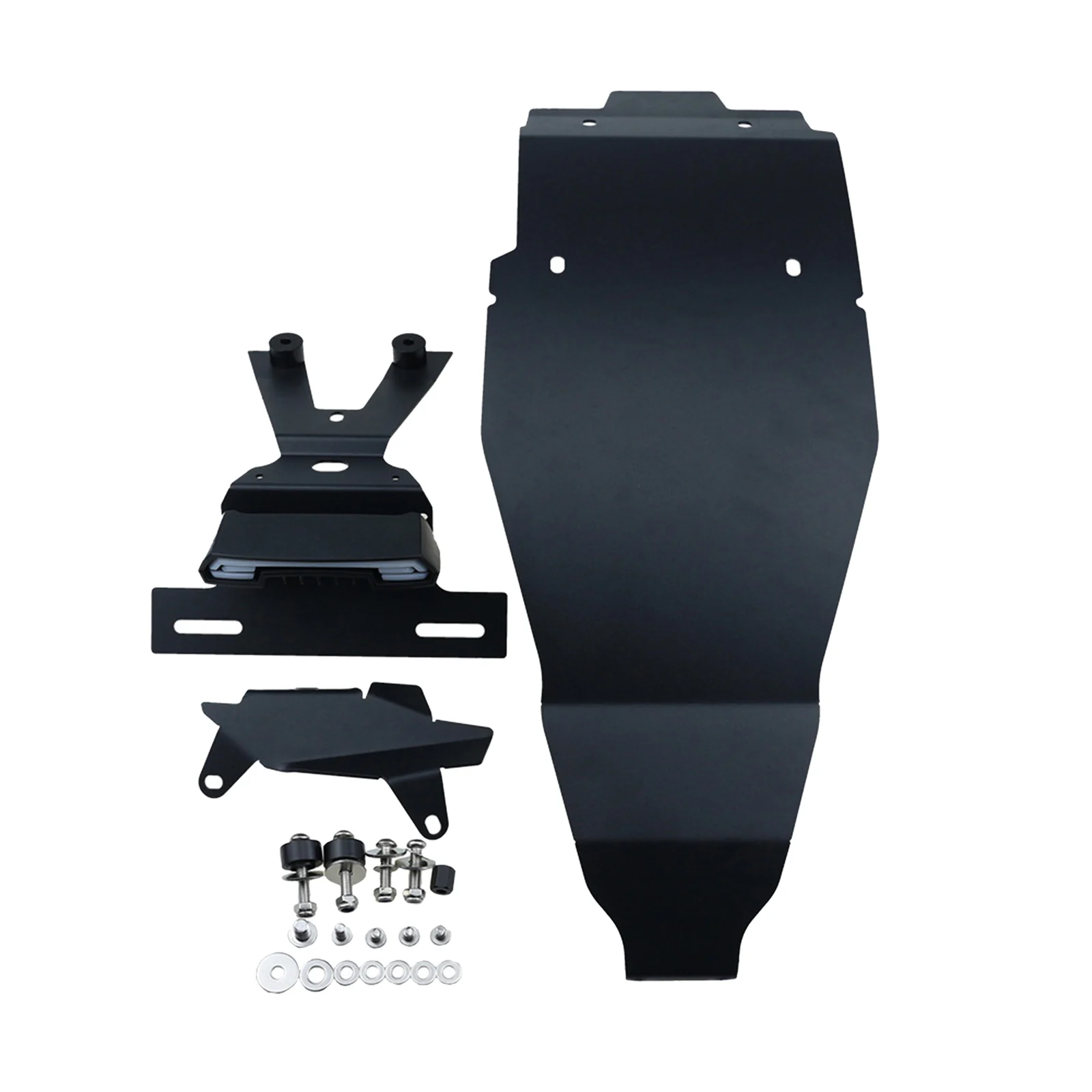 

Motorcycle Plate Bracket LED Light License Plate Holder for 900