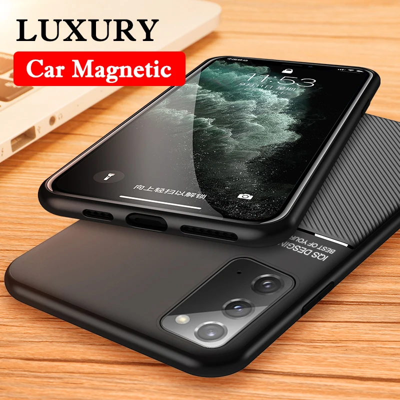 

Magnetic Shockproof Case For Samsung Galaxy S8 S9 S10E Lite S20 S21 Plus Ultra Note 8 9 10 20 Plus Cover Luxury Hard Matte Capa