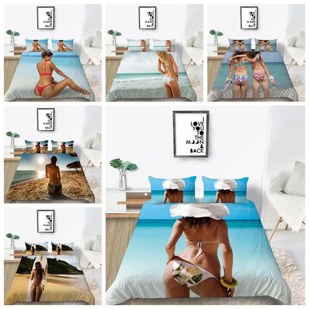 Комплекты постельного белья модные современные очаровательные пикантные